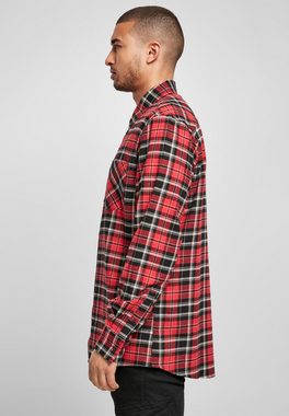 URBAN CLASSICS Langarmhemd Urban Classics Herren Checked Roots Shirt (1-tlg)