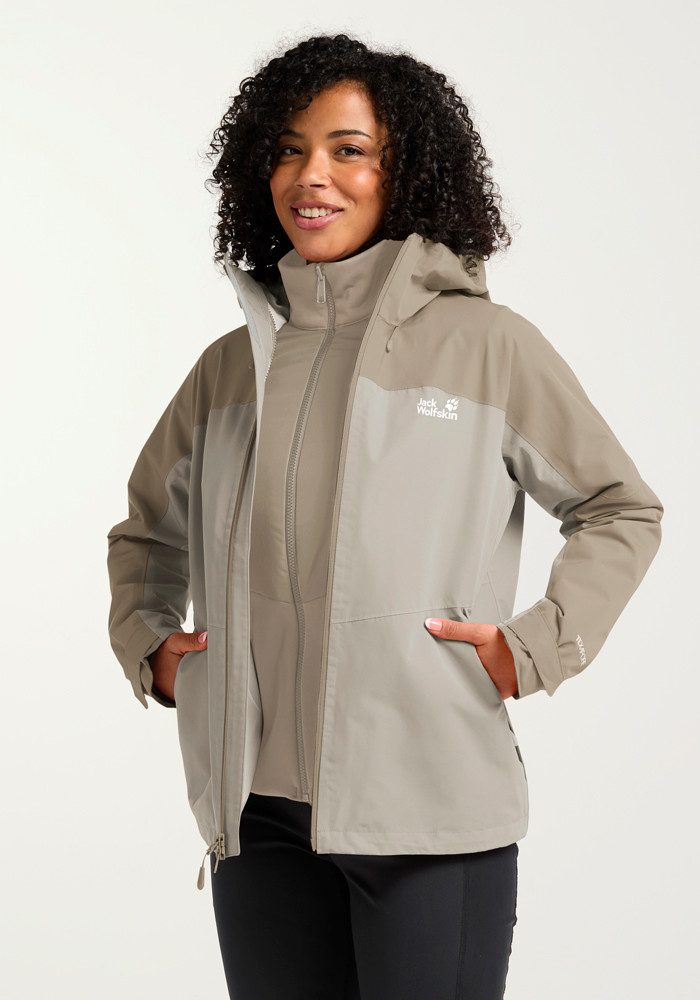 Jack Wolfskin 3-in-1-Funktionsjacke WILD PLACES 3IN1 JKT W