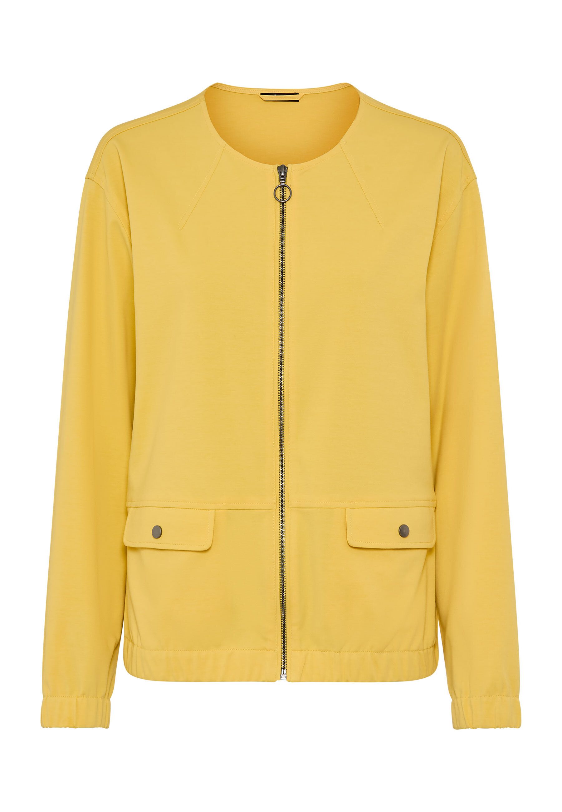 Olsen Kurzjacke Jacke mit Reißverschluss und Pattentaschen