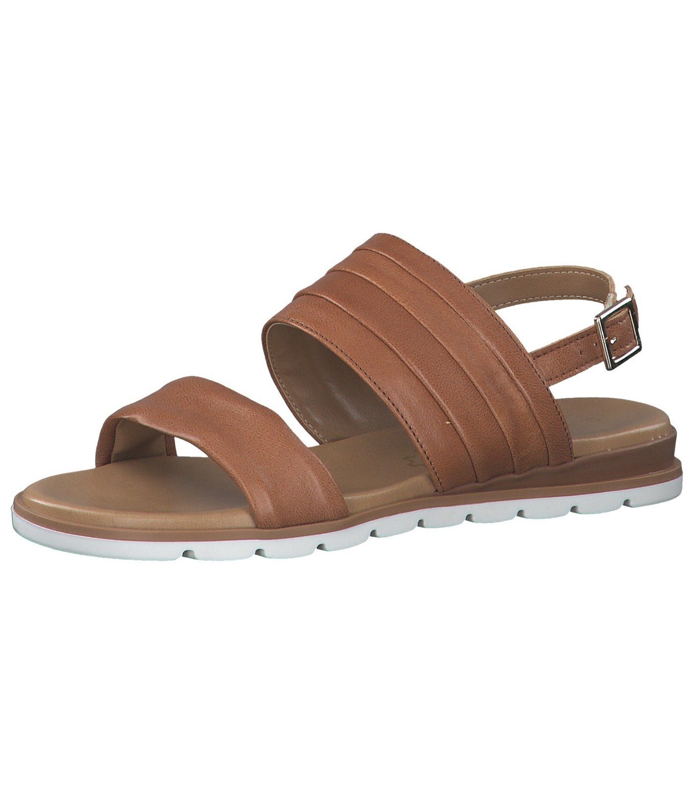 Leder Cognac Riemchensandalette Sandalen TOZZI MARCO