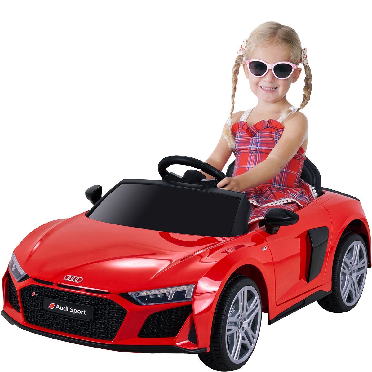Actionbikes Motors Elektro-Kinderauto Audi R8 4S Spyder Kinder Elektroauto Lizenziert 3-6 Jahre, Kinderauto, Elektroauto für Kinder, Kinder Elektro Auto