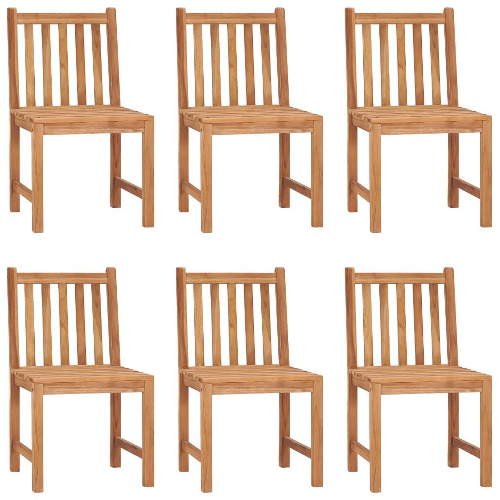 vidaXL Gartenlounge-Set 7-teiliges Garten-Ess-Set 120 x 70 cm Massivholz, (6-tlg)