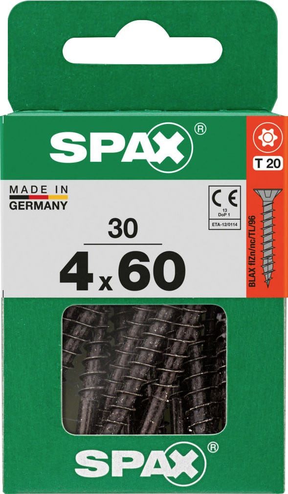SPAX Schnellbauschraube Spax Universalschrauben 4 x 60 mm T20 Vollgewinde