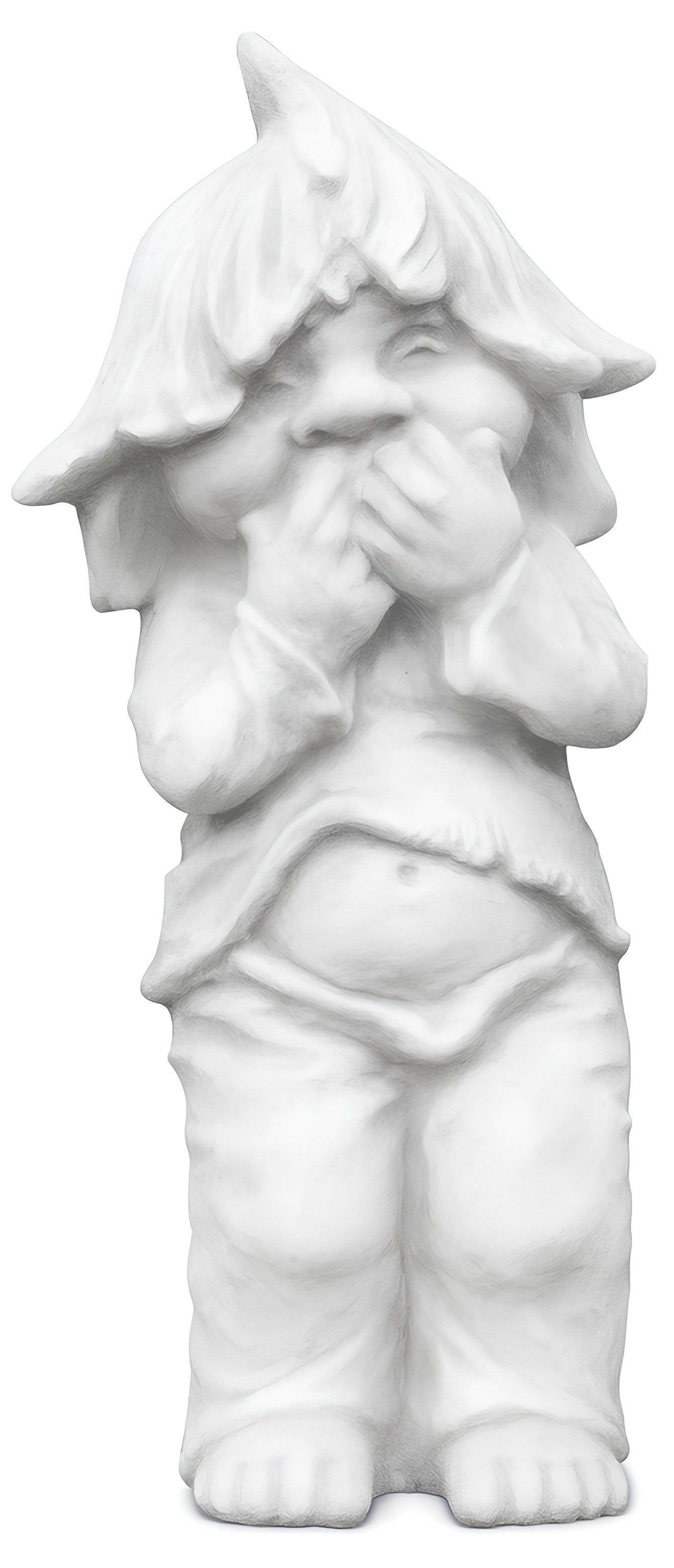 Skulptur Junge Sitzende Figur Statue Skulptur Garten Dekoration