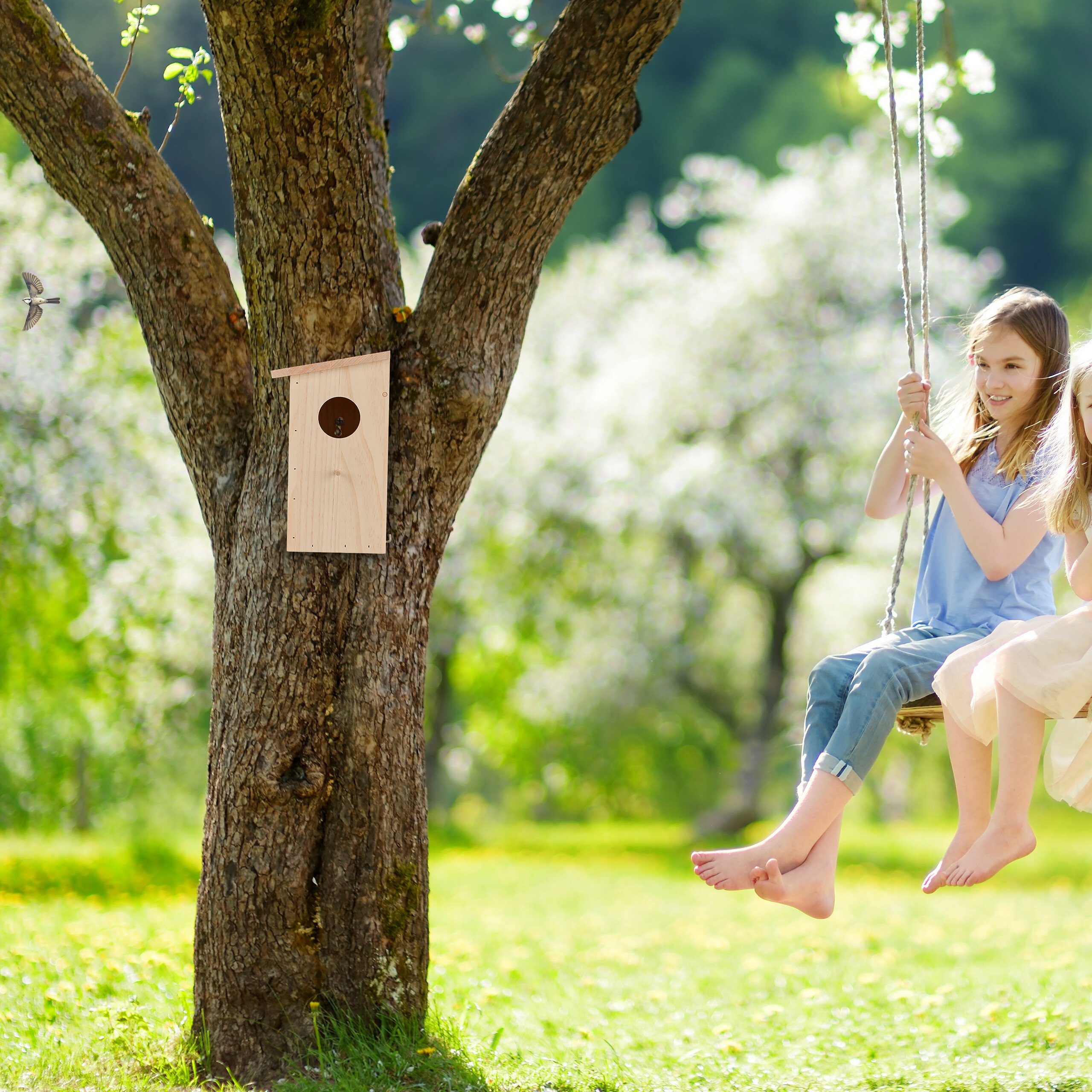 Nistkasten relaxdays Aufklappbarer Vogelhaus