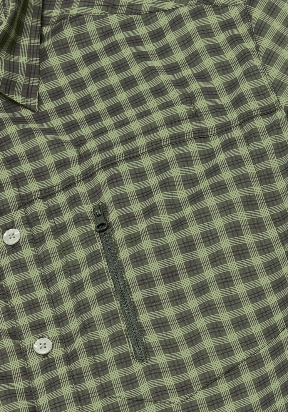 Maier Sports Outdoorhemd Mats S/S GREEN CHECK