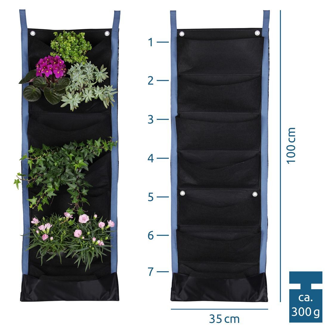 yourGEAR Blumentopf Growbag 7 Pflanztasche Pflanzwand günstig online kaufen