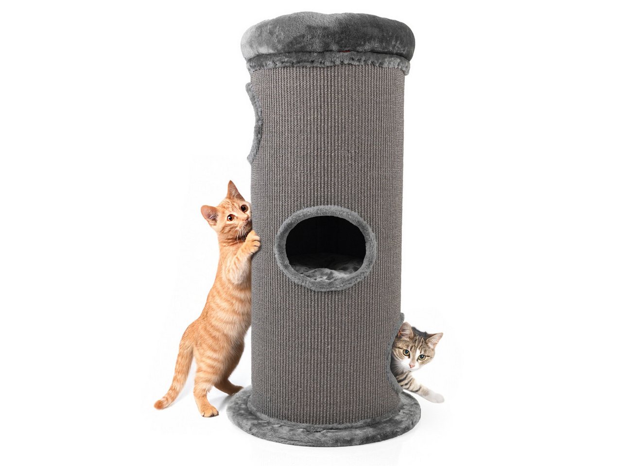 Canadian Cat Company Kratzbaum Kratzturm Olivia, 40 x 40 x 100 cm, Katzenhaus, Kratztonne