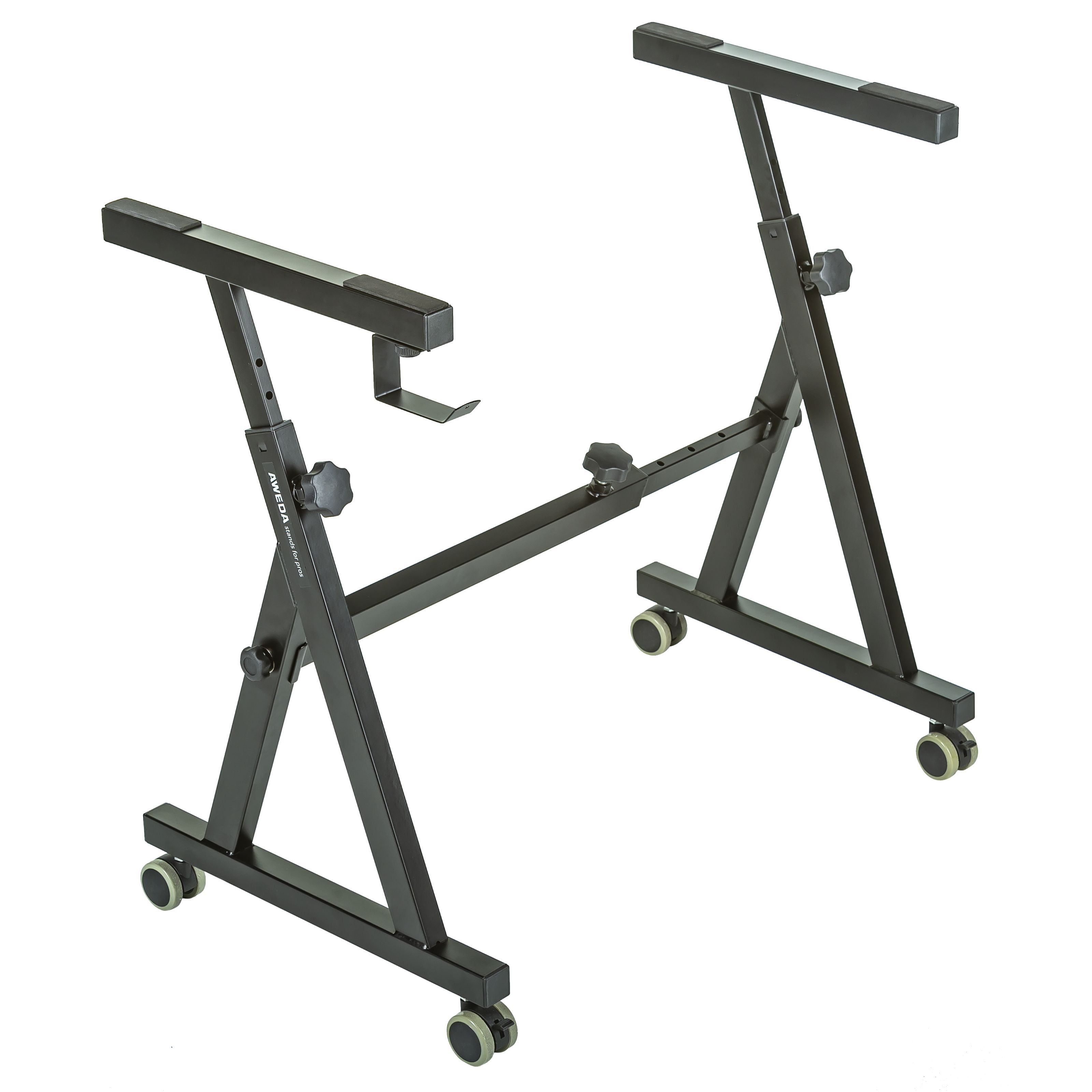 MUSIC STORE Keyboardständer, (Stative für Tasteninstrumente, Keyboard-Tische), Z1 Keyboardtisch mit Rollen - Keyboard Tisch