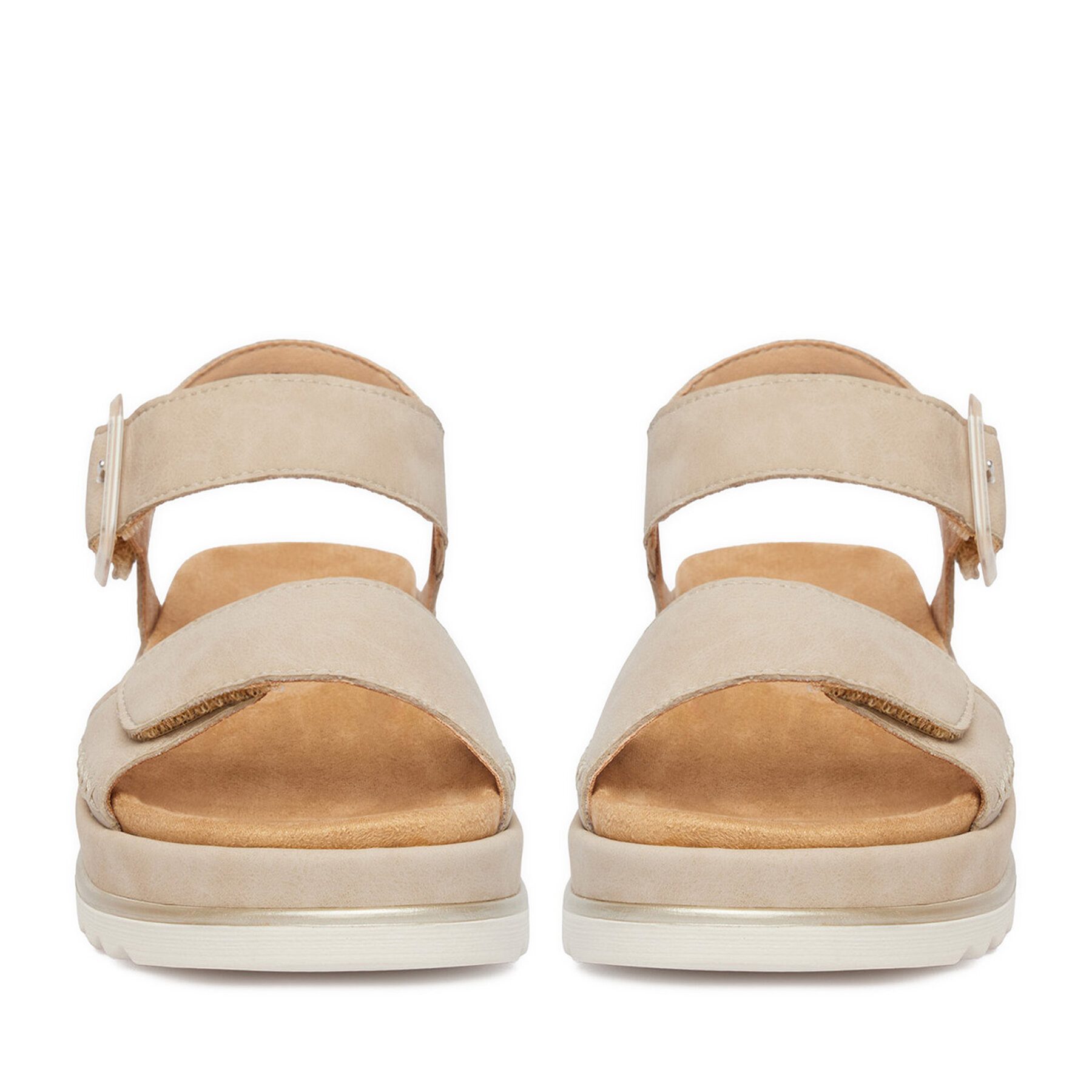 Remonte Remonte Damen-Sandalen Beige Sandale