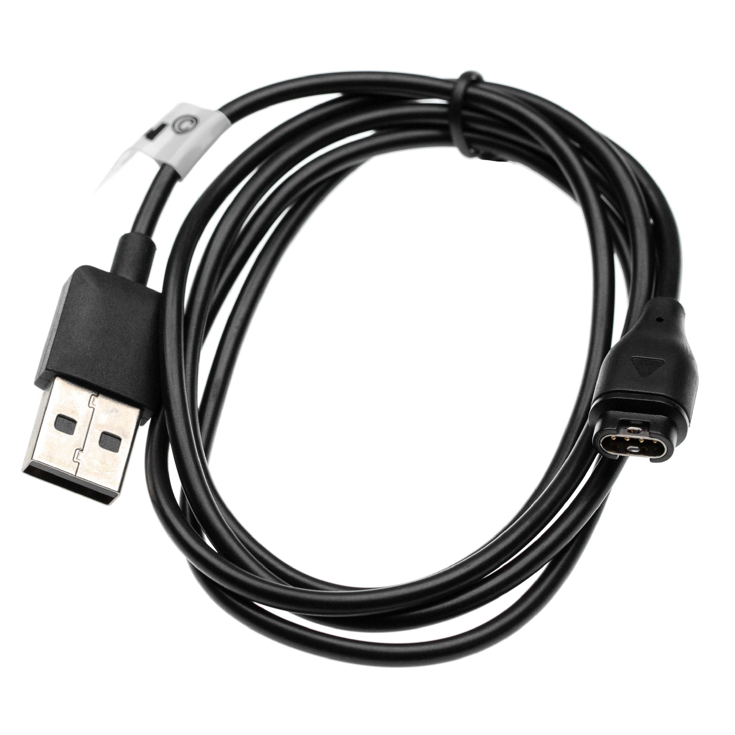vhbw USB Ladekabel passend für Garmin Vivoactive 4S, 3 Music, 3 Trainer, 5, Smartwatch-Ladekabel, (100.0 cm)