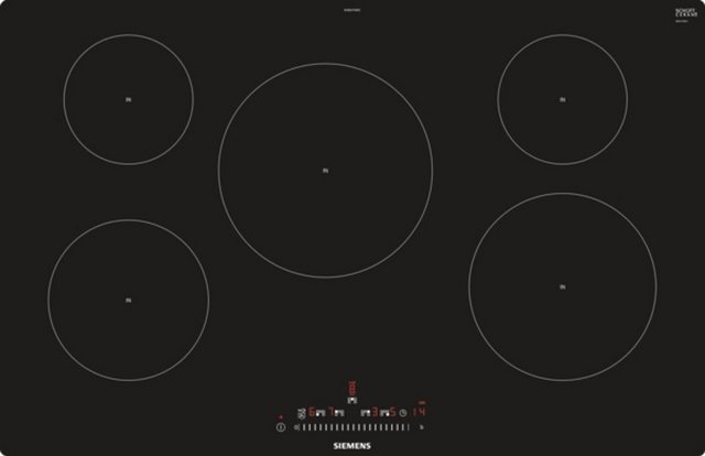SIEMENS Induktions-Kochfeld EH801FVB1E, Schwarz, flächenbündig (integriert)