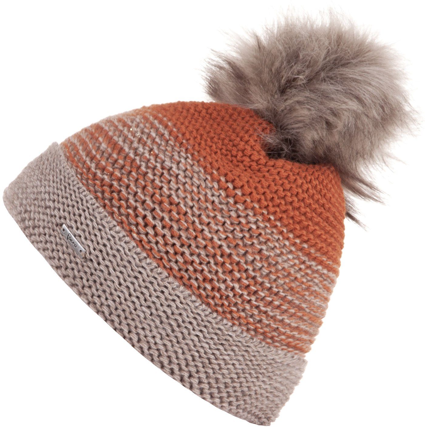 Faera Bommelmütze Wintermütze Damen Herren Mütze Beanie Haube gefüttert Bommelmütze 12