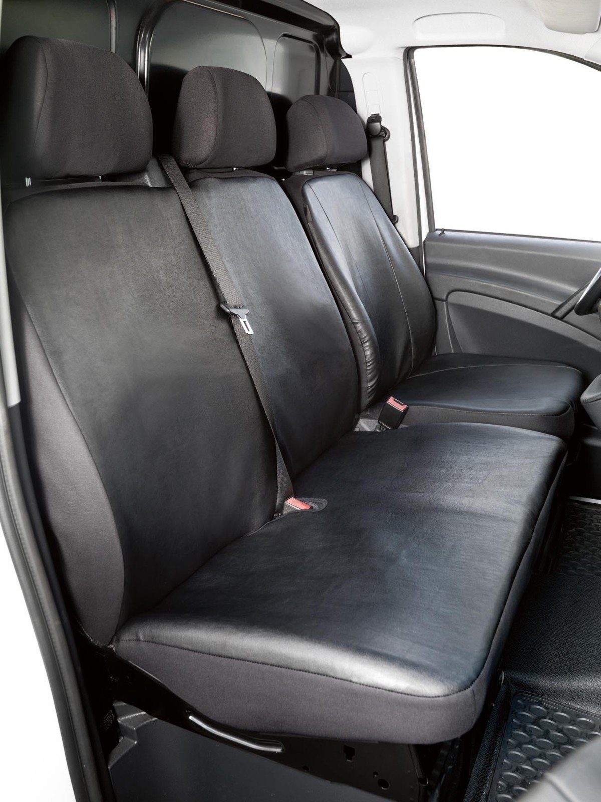 WALSER Autositzbezug Sitzbezug für Mercedes Vito W639 Einzelsitz+Doppelbank  ab 06/03-05/14