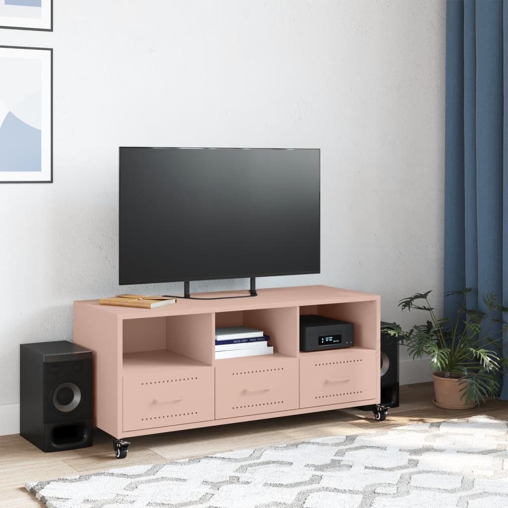 vidaXL TV-Schrank TV-Schrank Rosa 100,5x39x43,5 cm günstig online kaufen