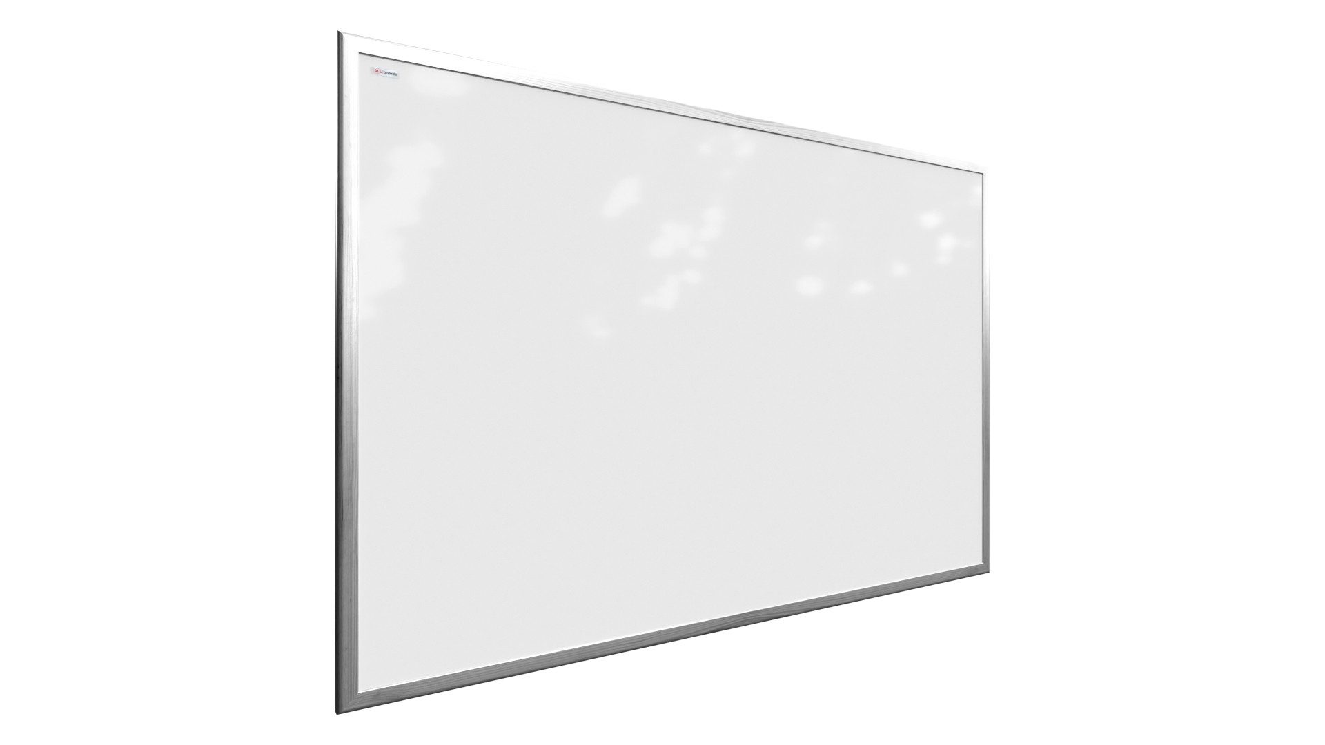 ALLboards Tafel ALLboards Magnetisches Whiteboard mit silbernen Holzrahmen 90x60cm