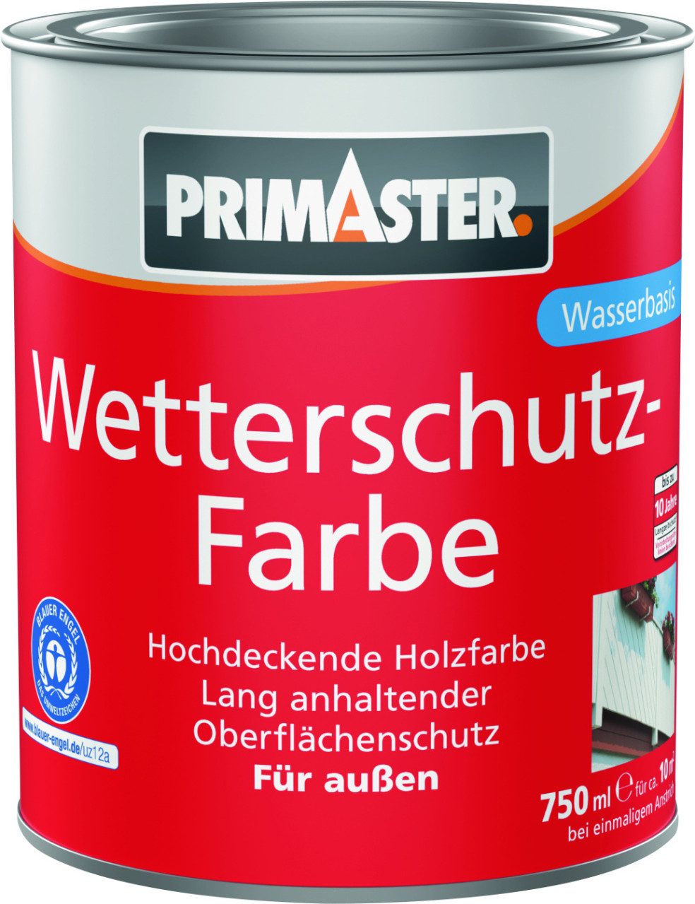 Primaster Wetterschutzfarbe Primaster Wetterschutzfarbe 750 ml weiß