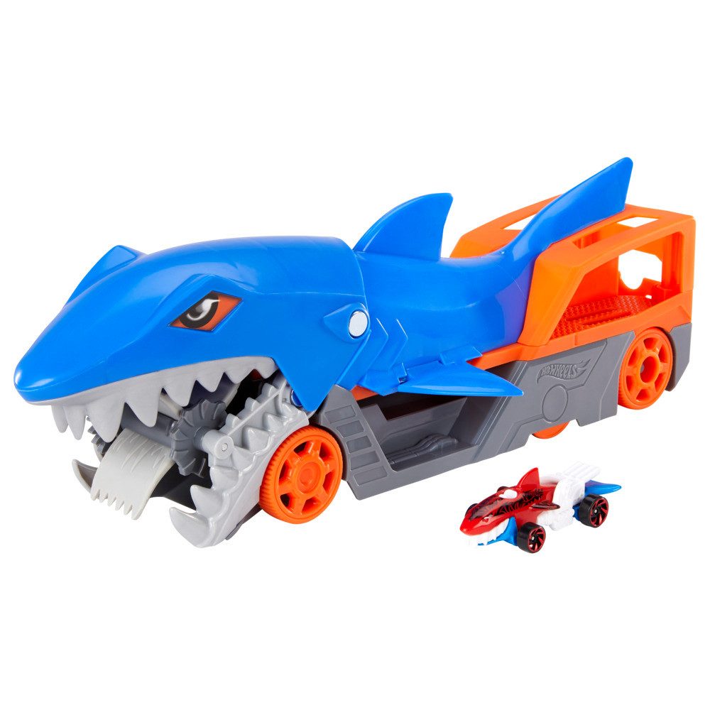 Mattel® Autorennbahn Hot Wheels Hungriger Hai Transporter
