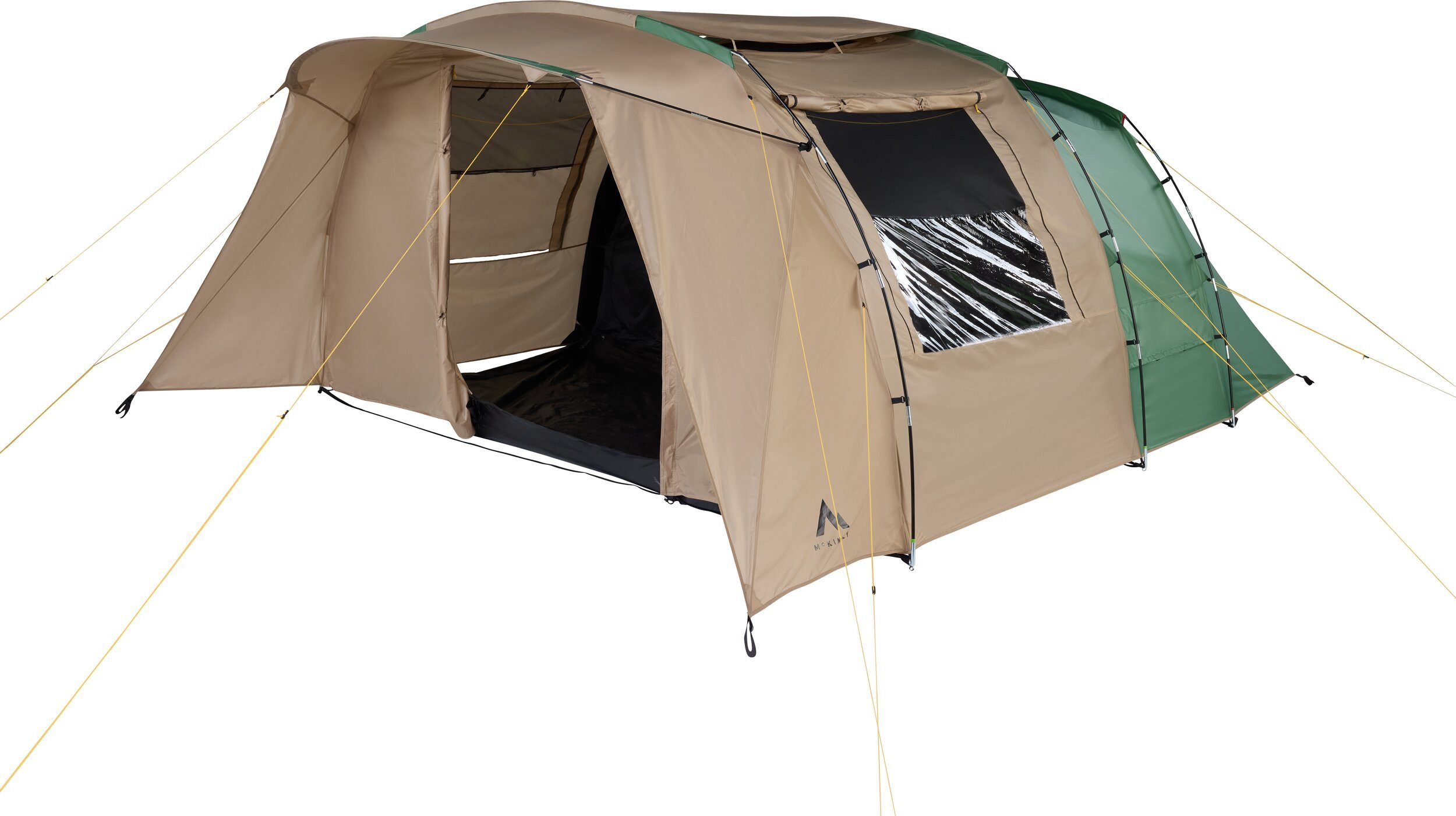 McKINLEY Igluzelt Familien-Zelt Guinea 40.6 SW BROWN LIGHT/GREEN/YE