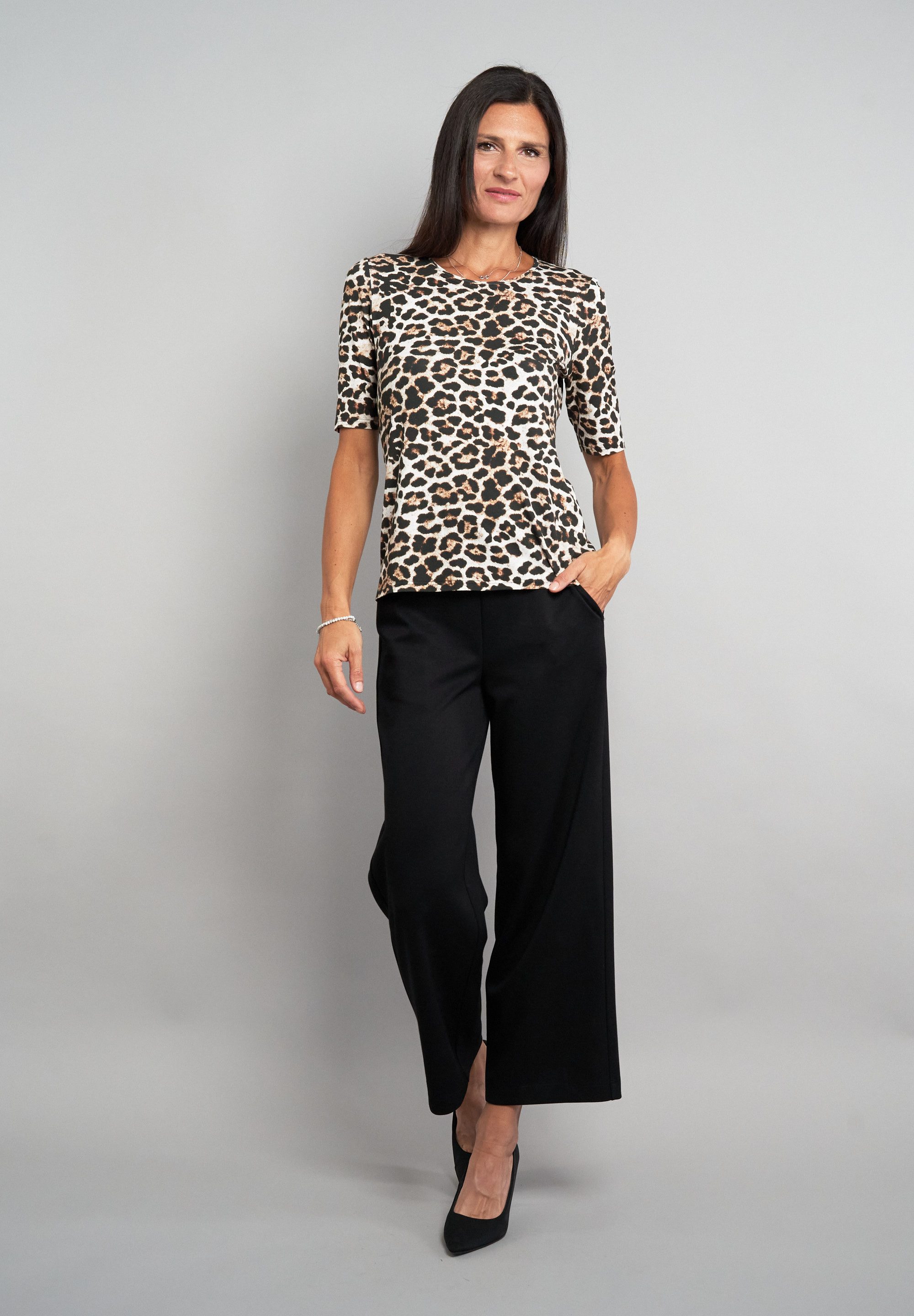 Seidel Moden Rundhalsshirt Exklusiv bei OTTO mit Animal-Leo-Print, MADE IN günstig online kaufen