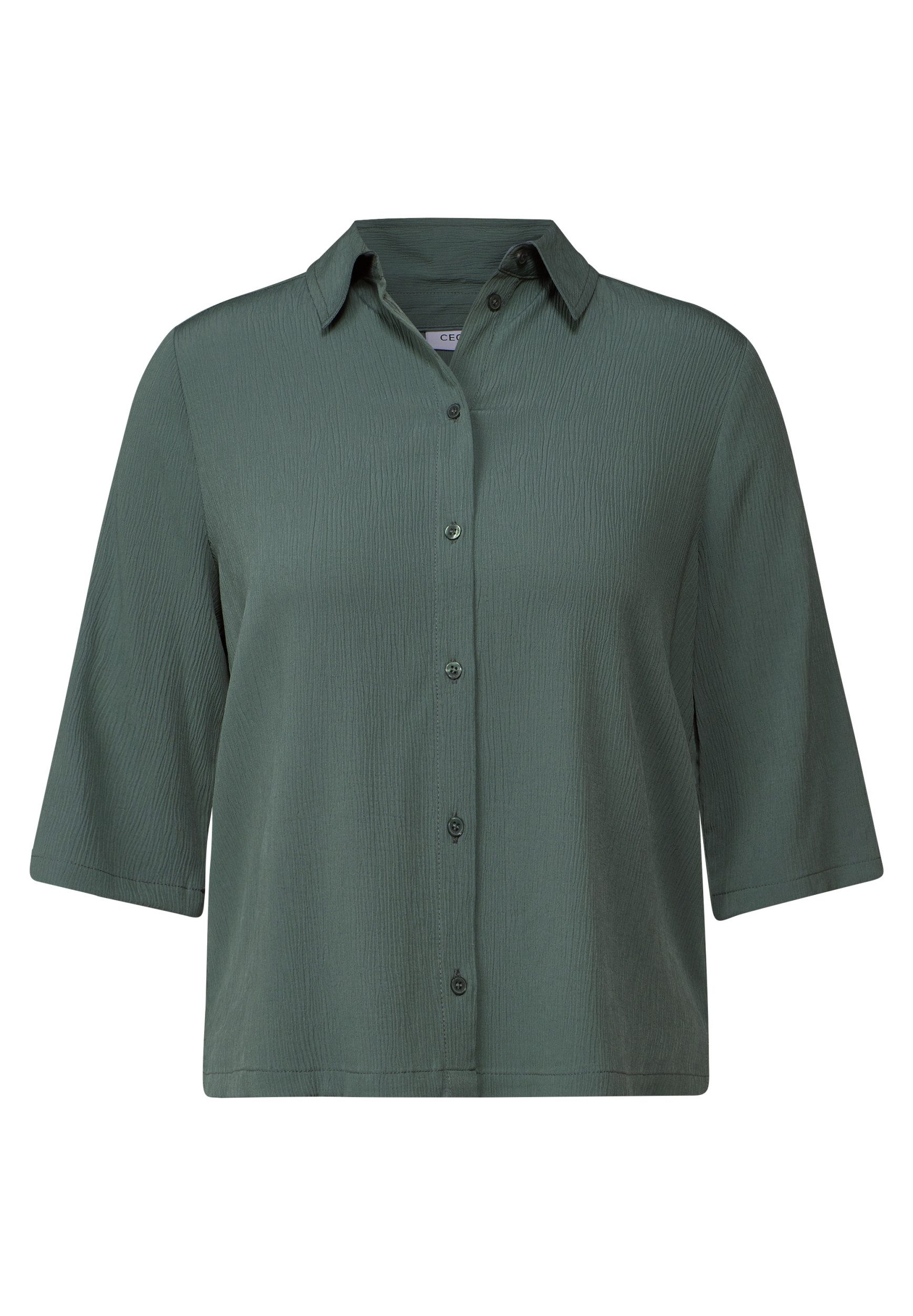 CECIL Klassische Bluse Solid Structure Short günstig online kaufen