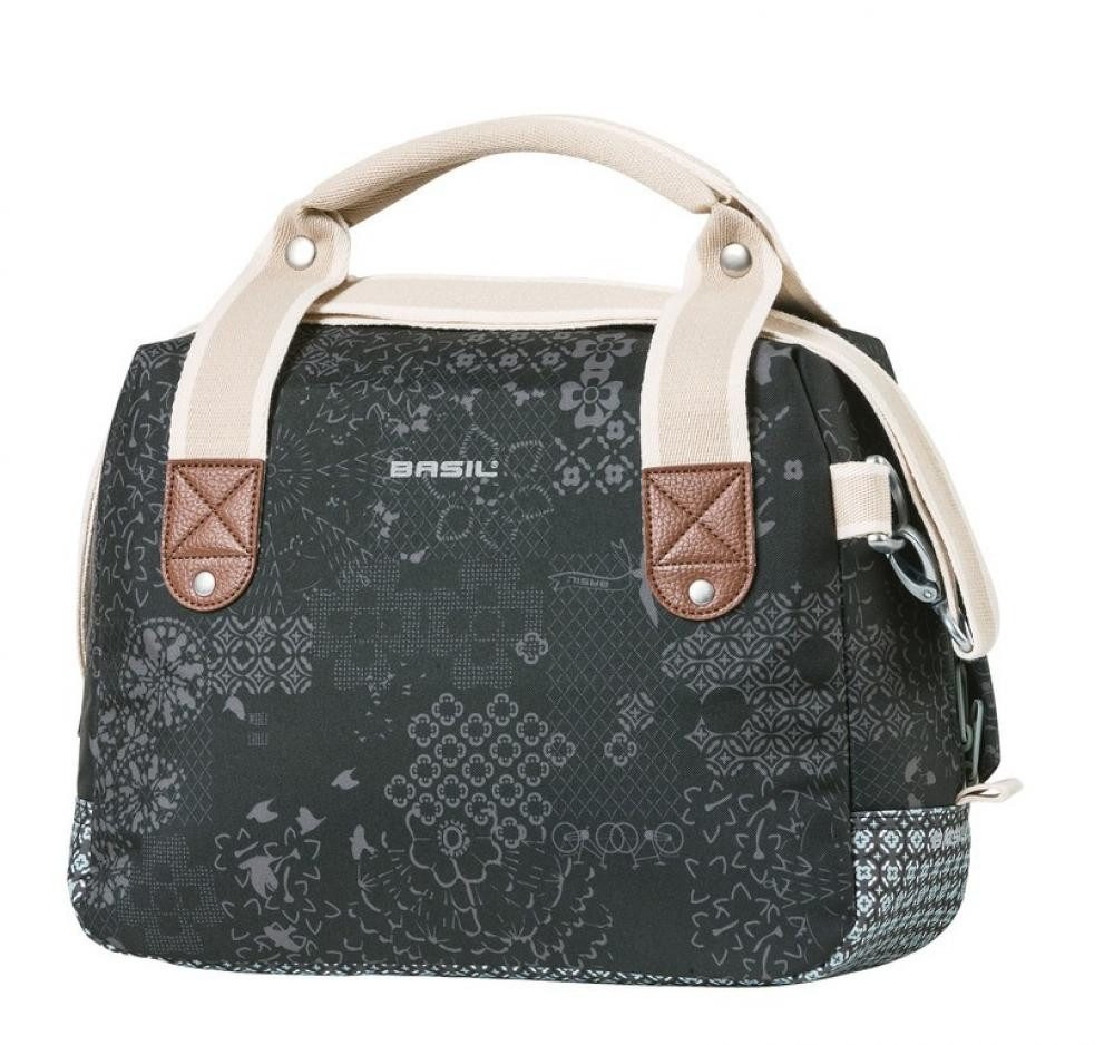 Basil Fahrradtasche Basil Lenkertasche Boheme City Bag charcoal mit Reißverschluss 8 Liter
