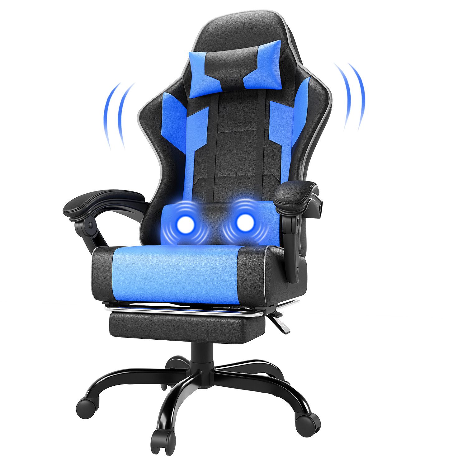 HOMALL Gaming-Stuhl Bürostuhl mit Massagefunktion 150kg,Ergonomischer günstig online kaufen
