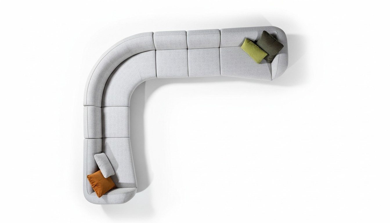 JVmoebel Ecksofa Polster Textil L-Form Sofa Wohnzimmerecke Relax Couch Sofort, Made in Europa