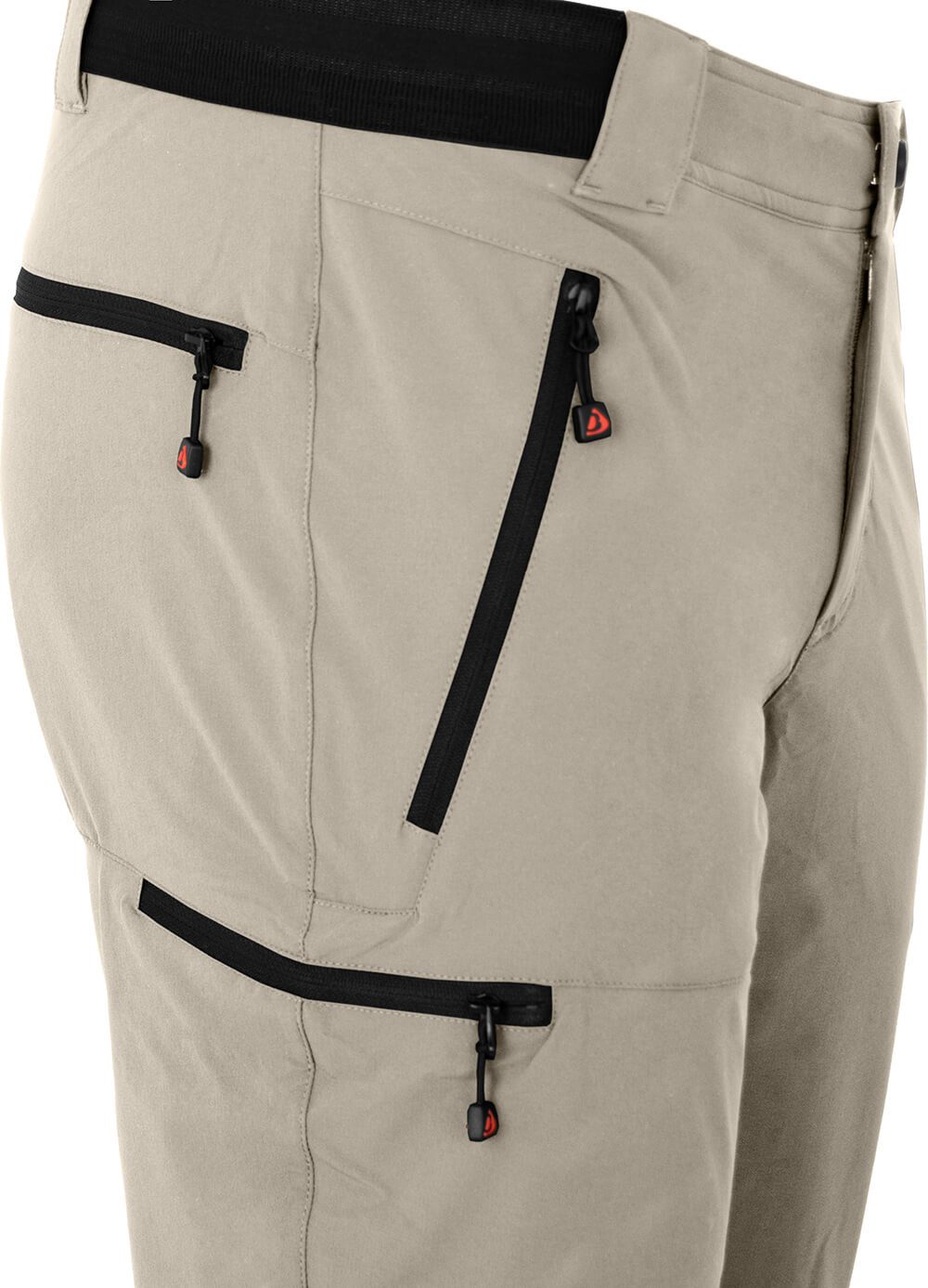 Bergson Outdoorhose ARRESÖ COMFORT Bermuda Herren Wandershorts, leicht, strapazierfähig, Normalgrößen, beige