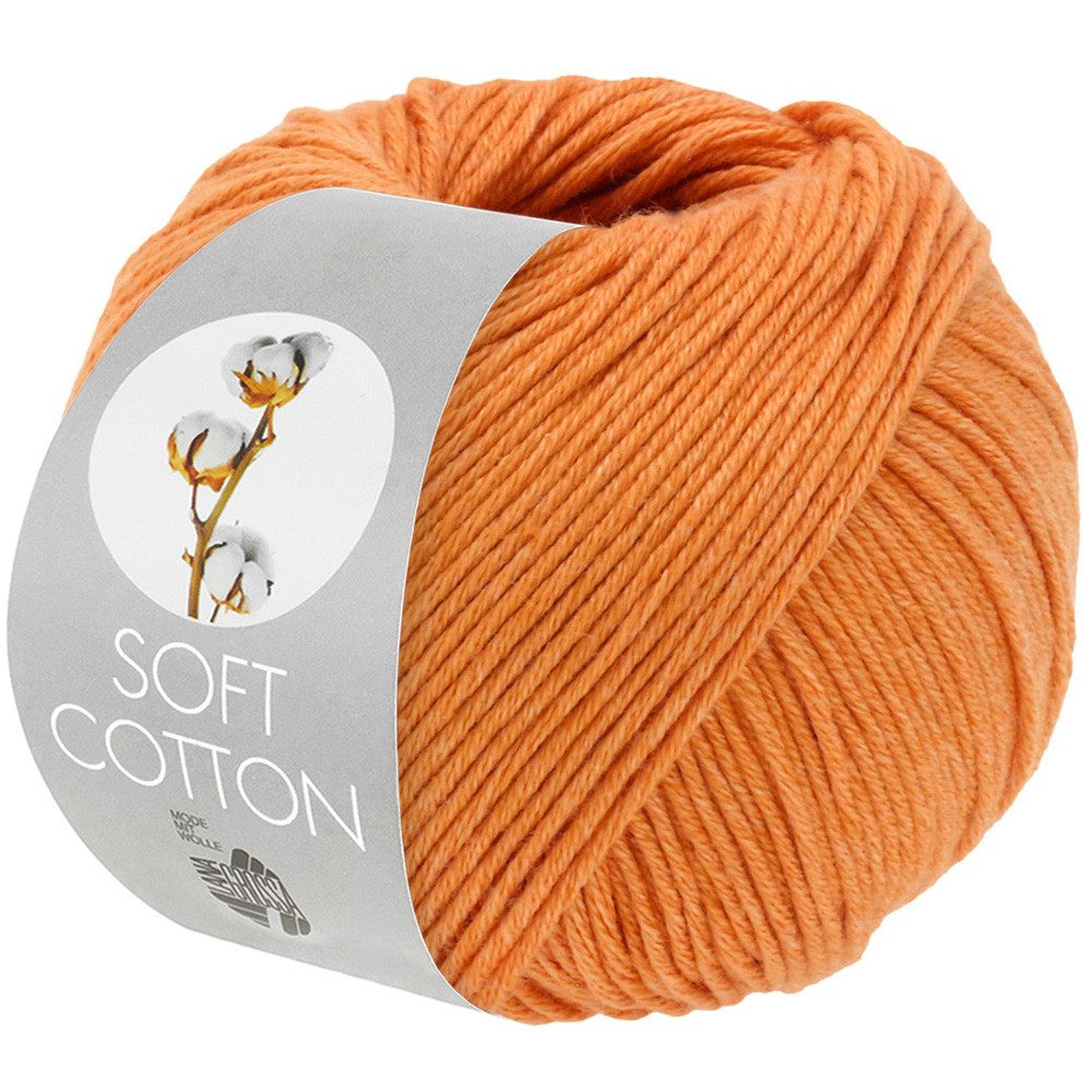 LANA GROSSA SOFT COTTON Häkelwolle, 140 m (weiches, vielseitiges Garn für höchsten Tragekomfort), 50 g
