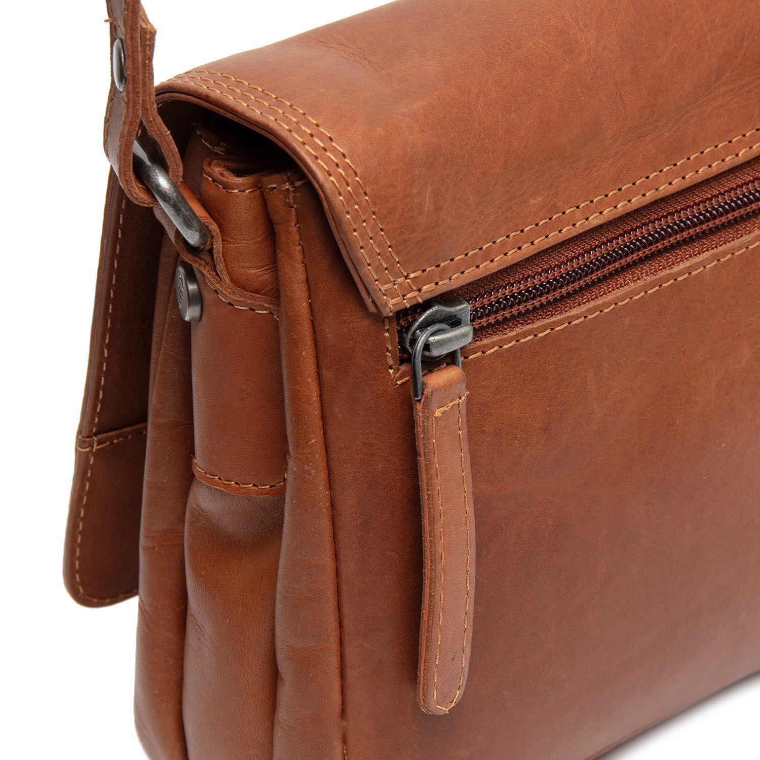 The Chesterfield Brand Umhängetasche C48.1361 Forano Crossbody Umhängetasche Wax Pull Up Leder (Stück, 1-tlg., 1), Leder
