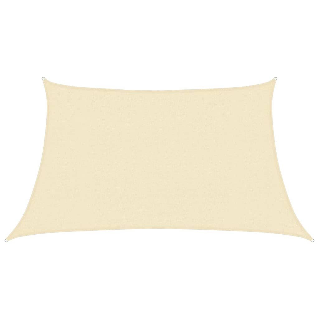 Sonnensegel 160 G/m² Creme 3x3x3 M Hdpe günstig online kaufen