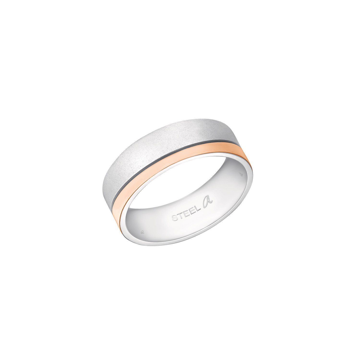 Amor Fingerring Amor Ring für Damen und Herren, Unisex, Edelstahl (Ring, 1-tlg)