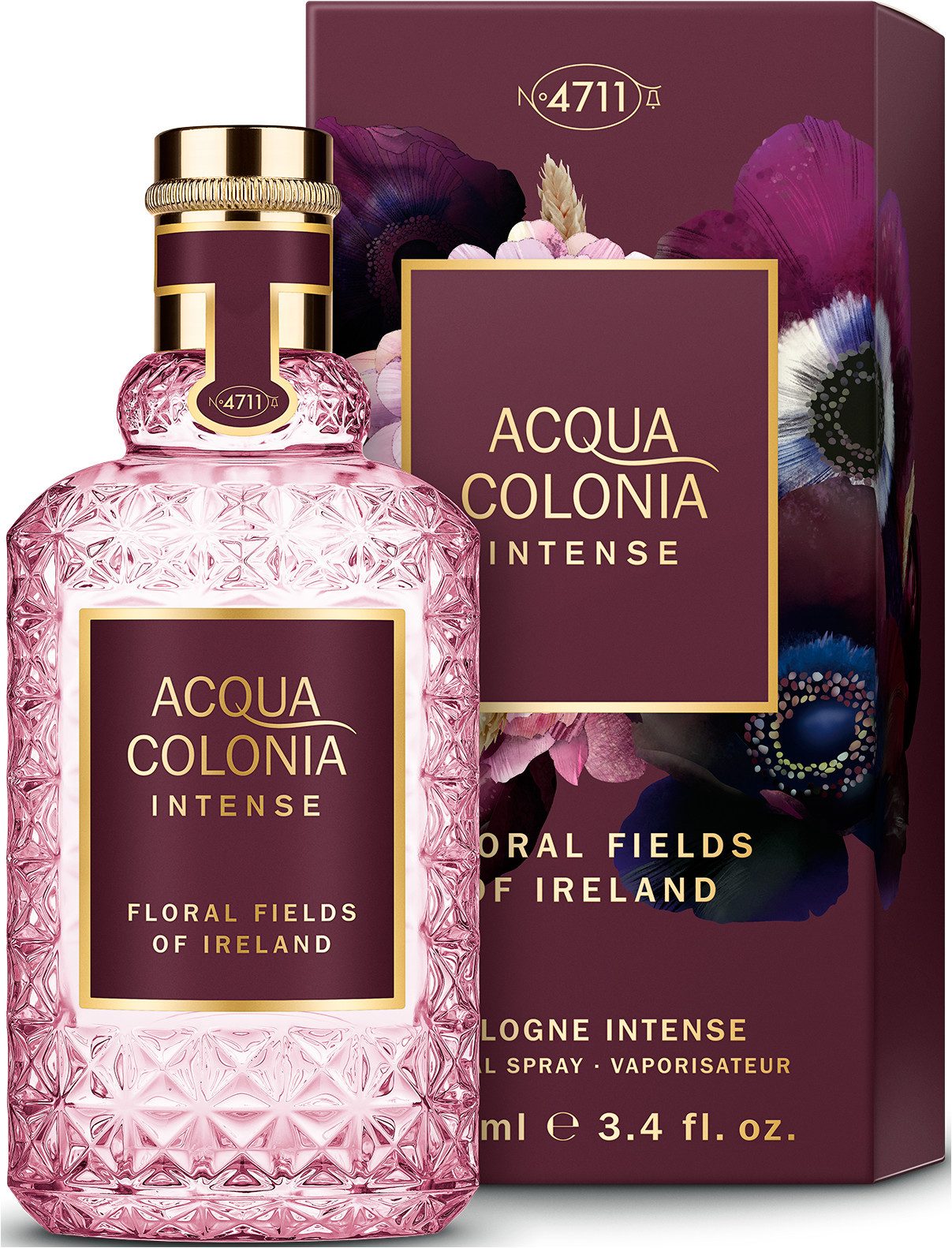 4711 Одеколон FLORAL FIELDS OF IRELAND EAU DE COLOGNE, 1-tlg., Frisch-fruchtiger Damenduft mit blumiger Herznote.