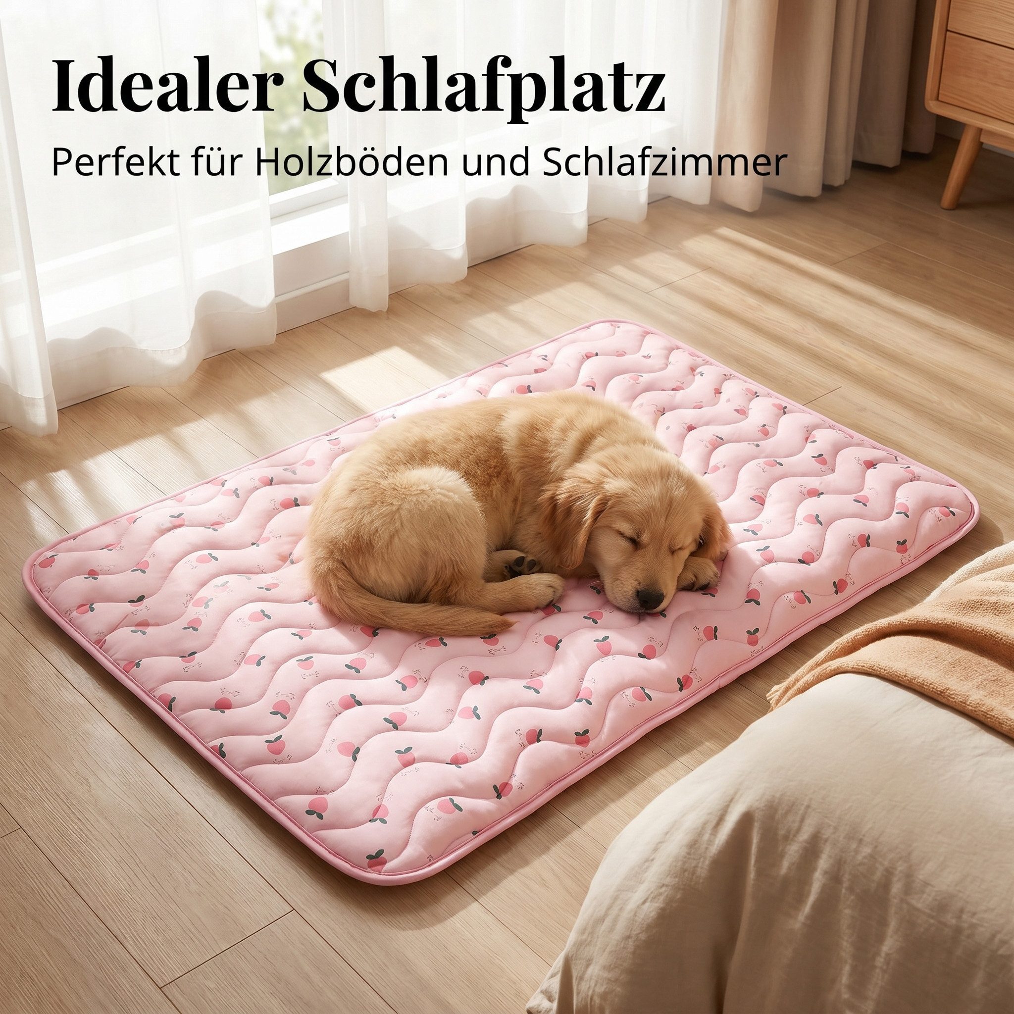 Ledander Hundematte Kühlmatte für Hunde Selbst Kühlende Hundematte Sommer Kühlkissen, hundematte für Zuhause Unterwegs oder im Auto