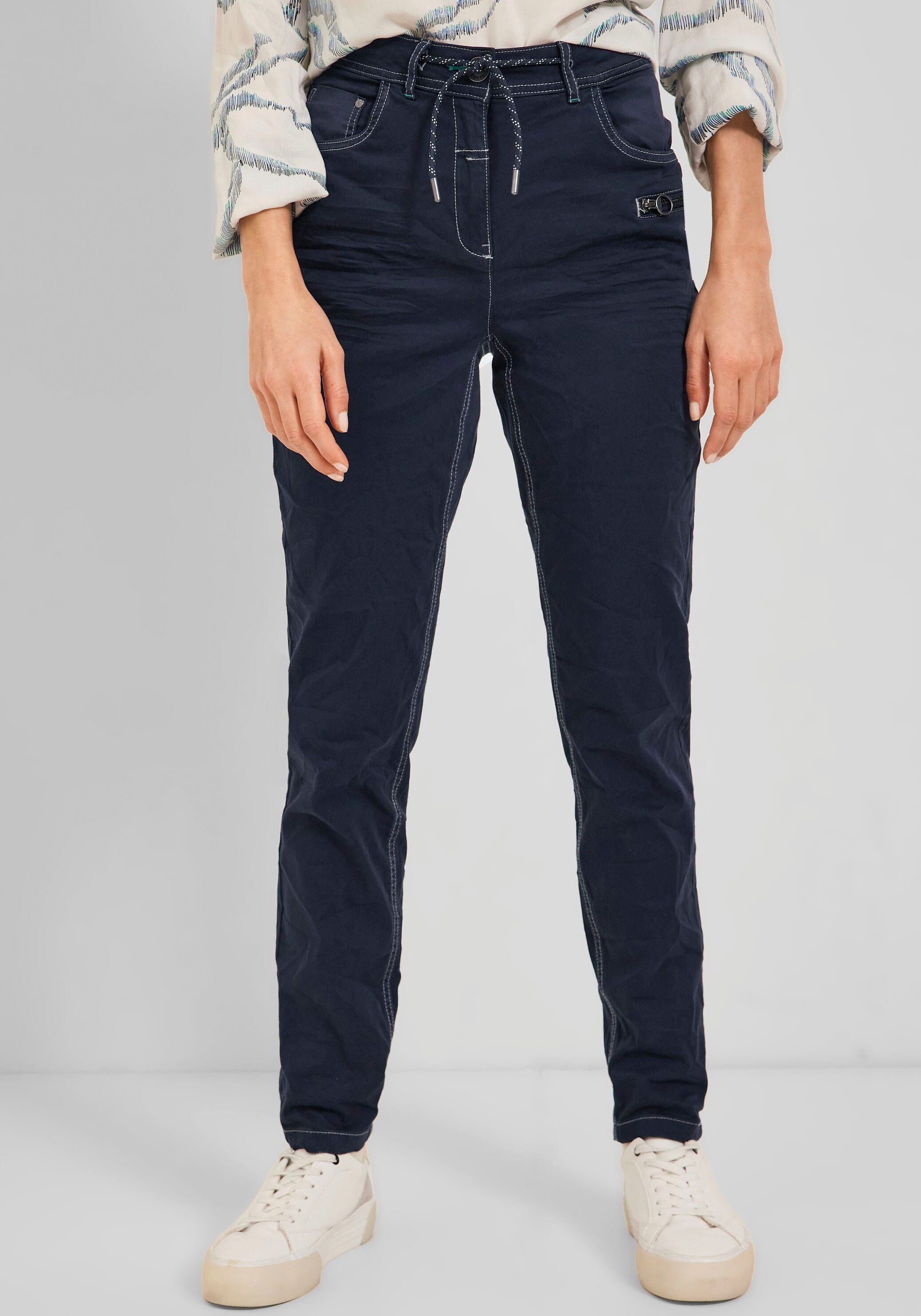 Cecil 5-Pocket-Hose Style Toronto mit hübschem Tunnelzugband