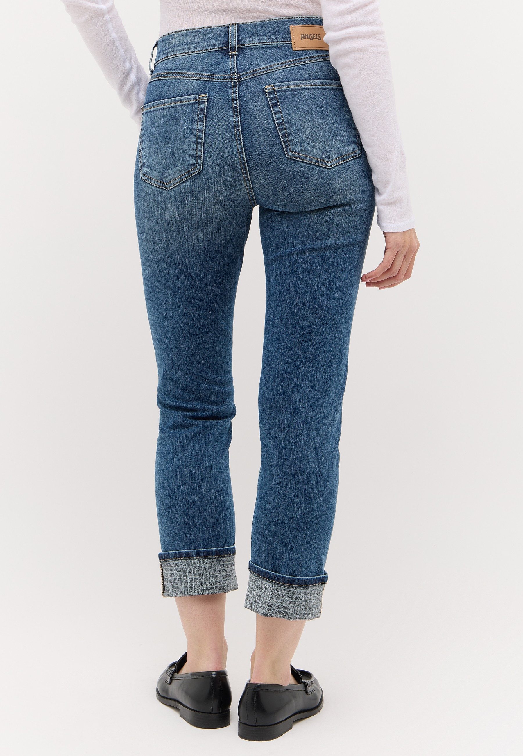 ANGELS 7/8-Jeans CIRA EDGY Slim Fit, mit Destroyed- und Abriebeffekten