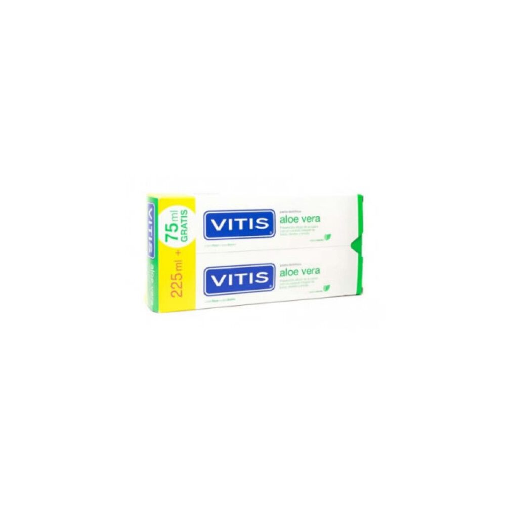 Vitis Zahnpasta ALOE VERA Zahnpasta-Duo #Minze 2 x 150 ml