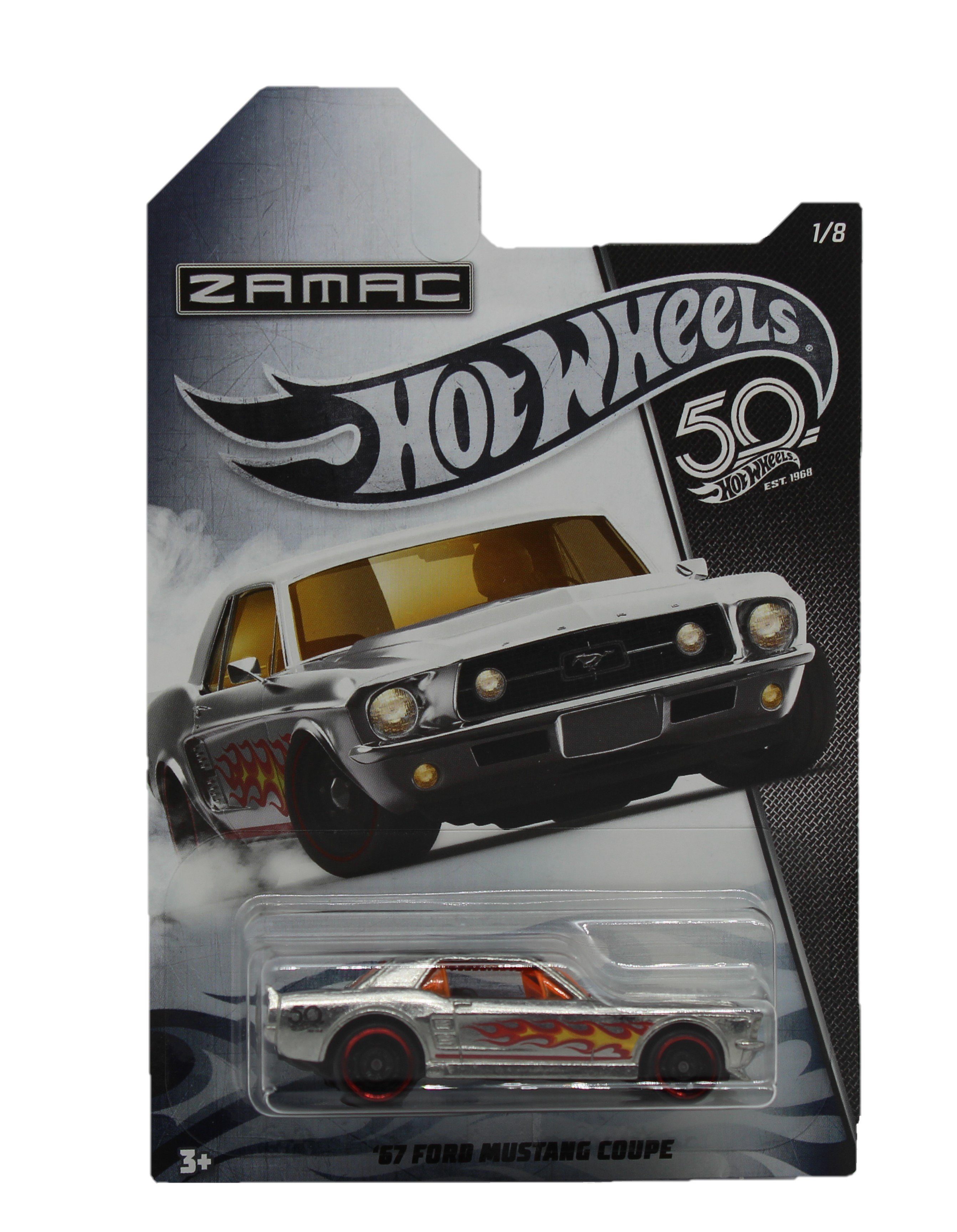Hot Wheels Modellauto Hot Wheels 50th Anniversary Zamac Modellauto ´67 F, Maßstab 1:64