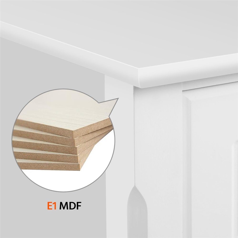Yaheetech Nachttisch (2er Set), Nachtschrank mit 3 Schubladen Boxspringbett Nachtkommode