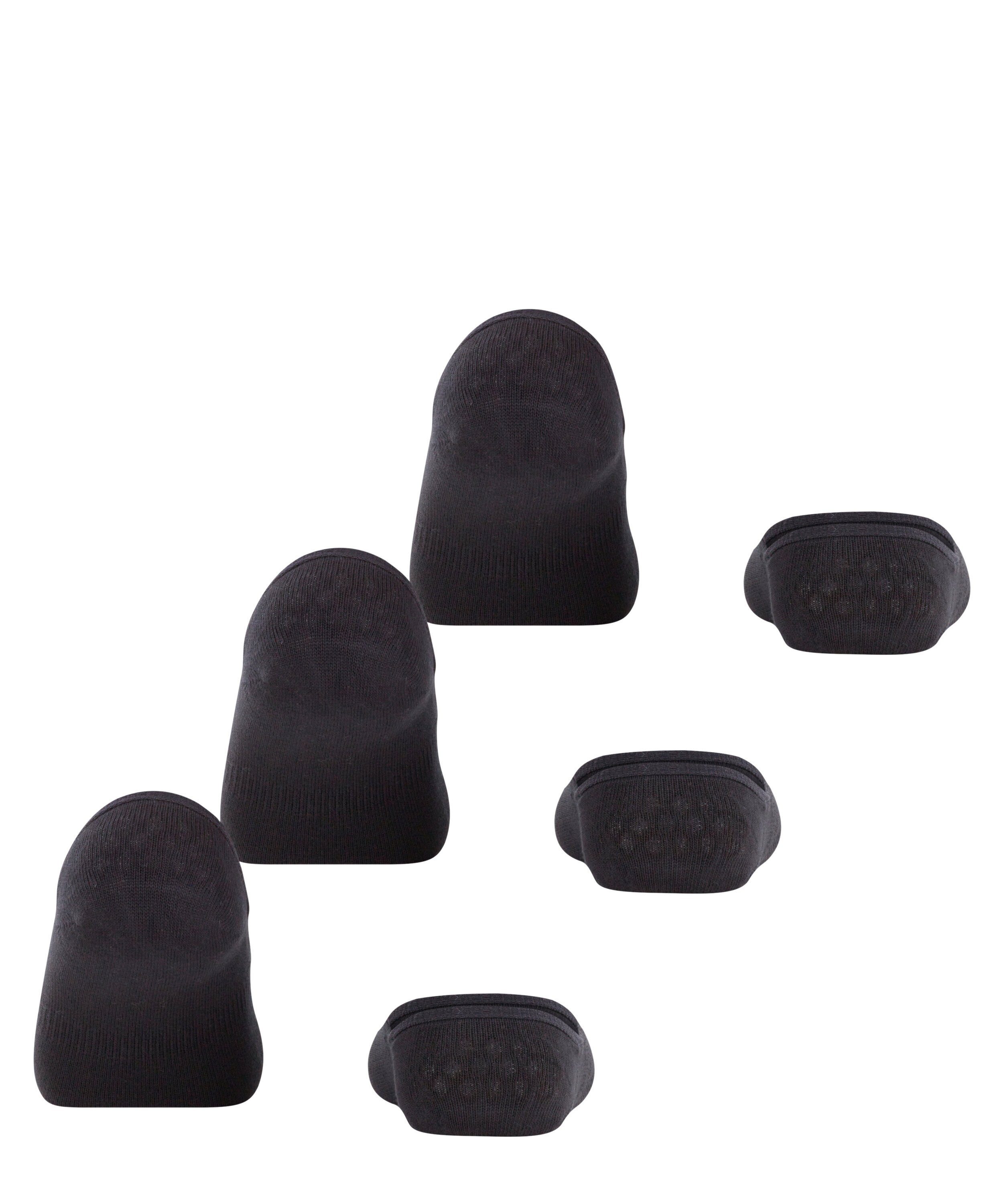 FALKE Füßlinge Step 3-Pack mit black Anti-Slip-System (3009)