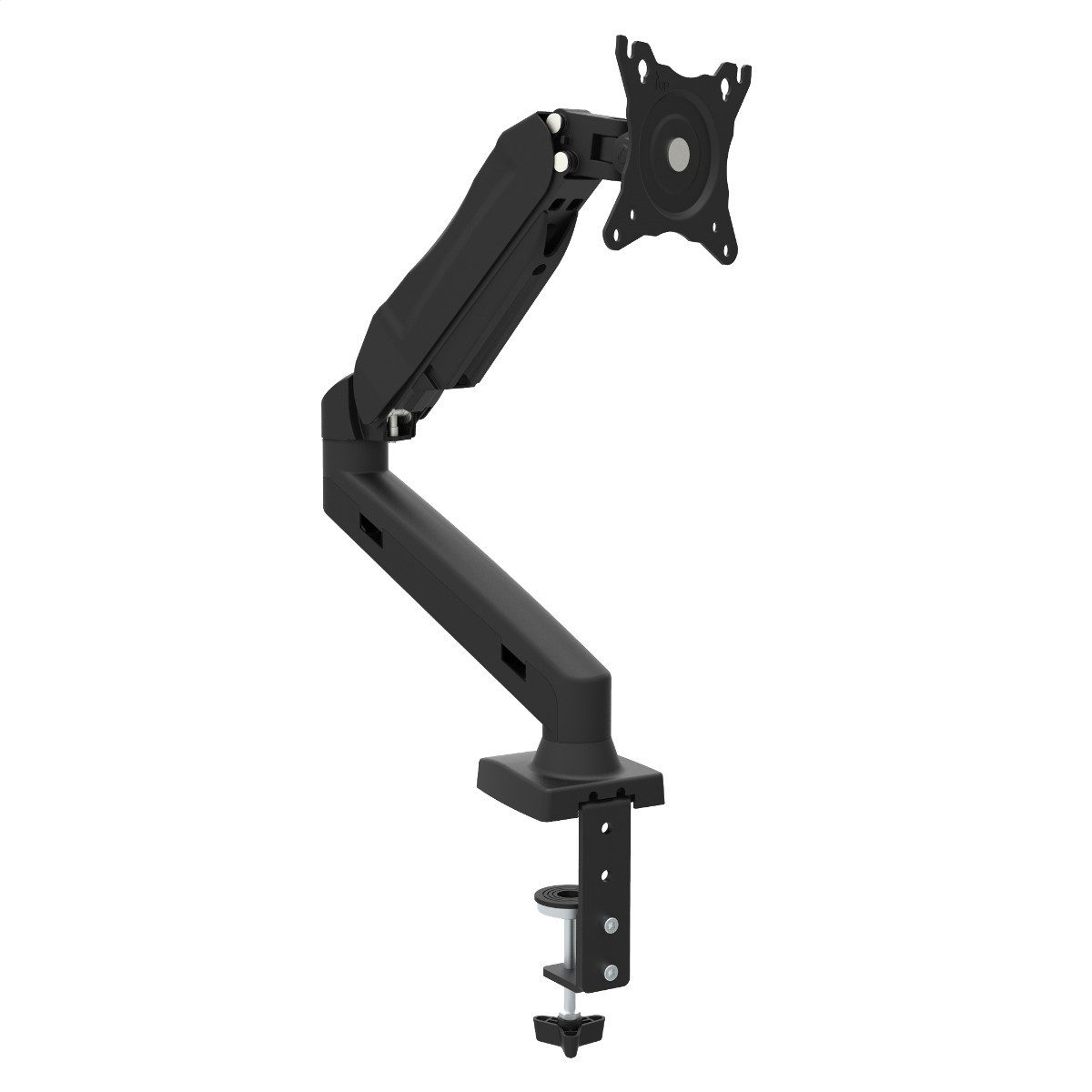Omega Monitor-Halterung OUPC12S, (bis 27 Zoll, Full Motion Monitorarm mit Kabelmanagement für VESA 75x75 und 100x100)