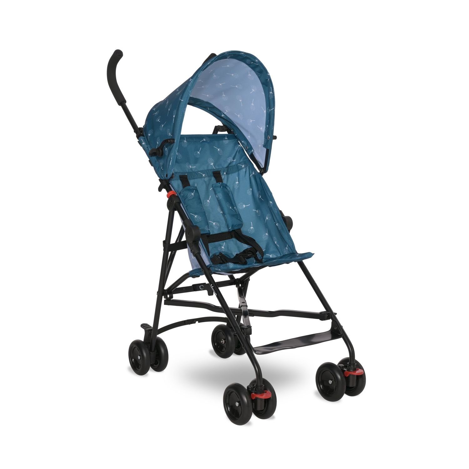 Kinder-Buggy Vaya, Fußstütze Kinderwagen klappbar, verstellbares Lorelli Buggy Sonnendach, blau