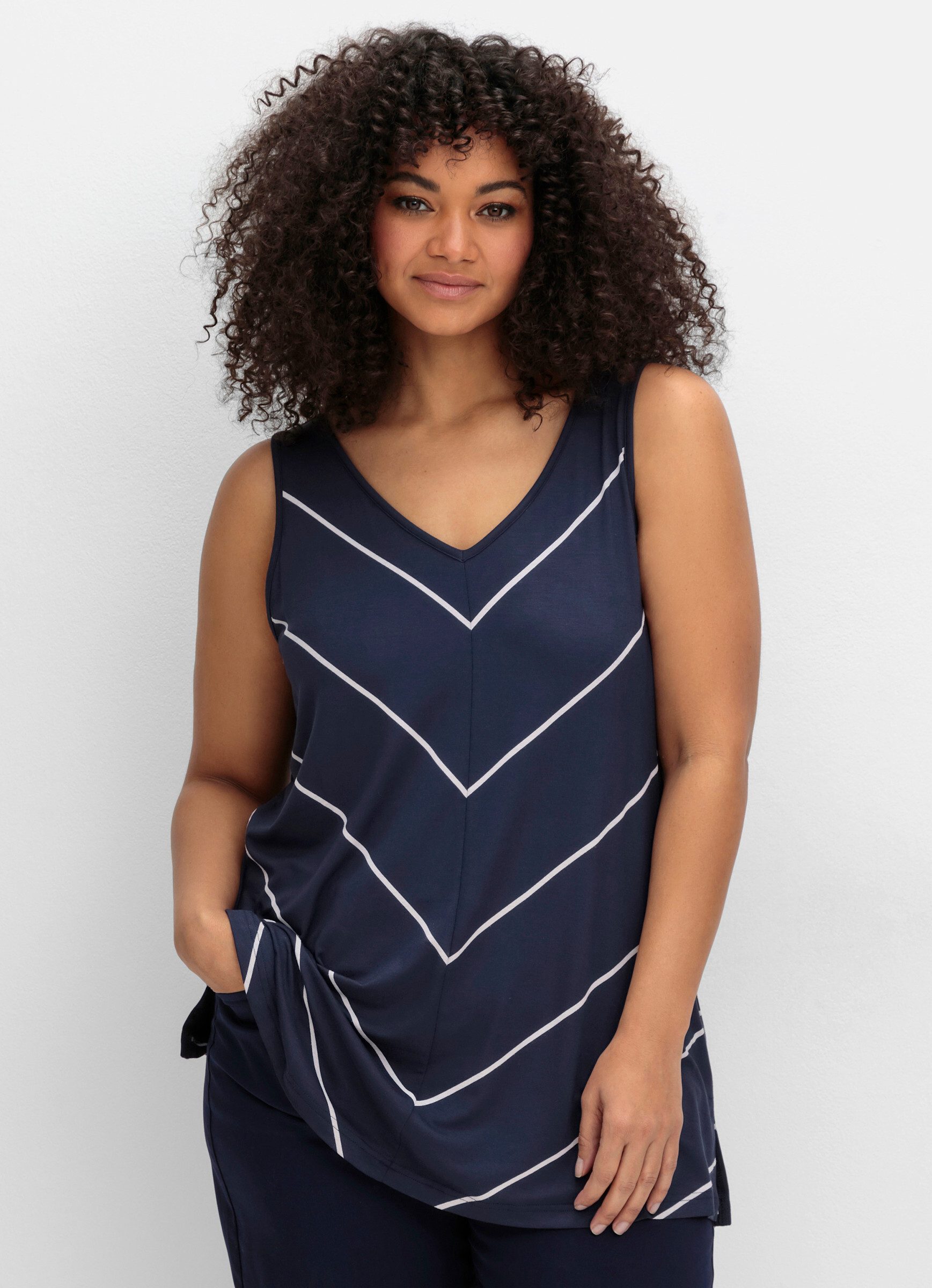 Sheego Shirttop Longtop . günstig online kaufen