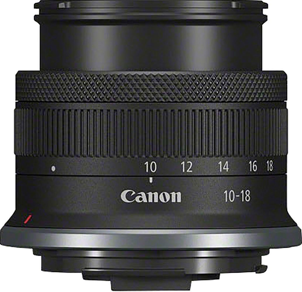 Canon RF-S 10-18mm F4.5-6.3 IS STM Weitwinkelobjektiv, (Passend für Canon EOS R System Kameras (z.B. EOS R100, R50, R10, R7)