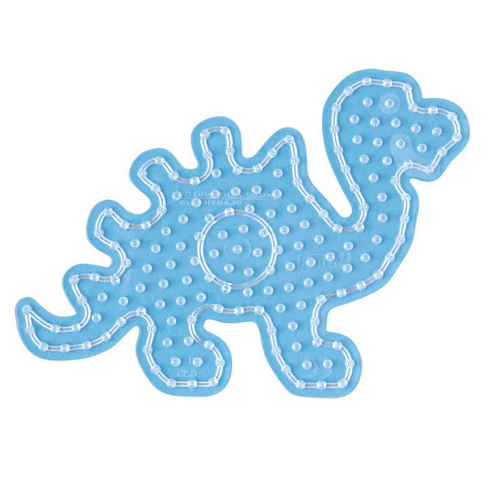 Bügelperlen Hama Maxi-Stiftplatte Dinosaurier, transparent