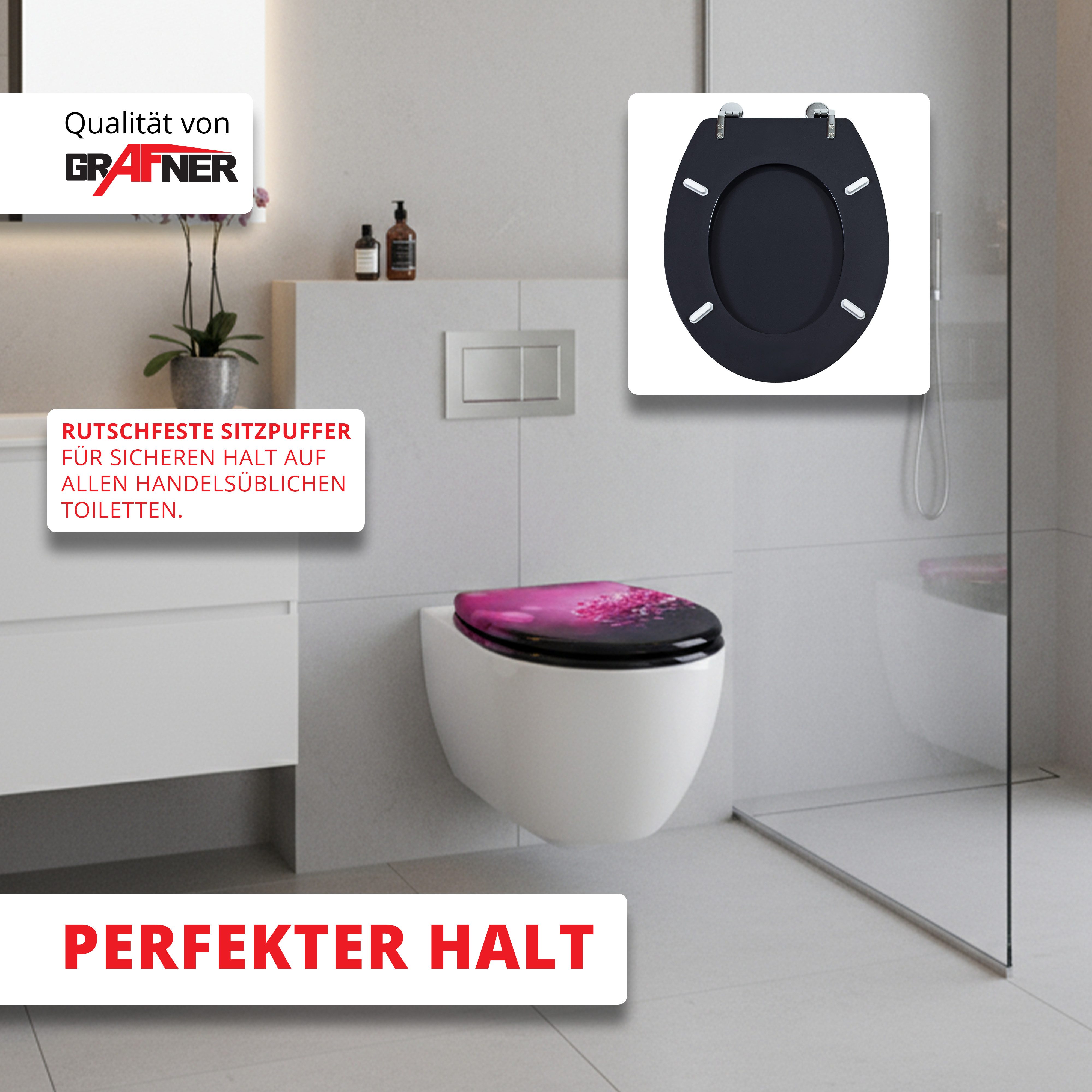 Grafner WC-Sitz Grafner WC Sitz aus MDF Toilettensitz verschiedene Motive – Bild 5 von 5