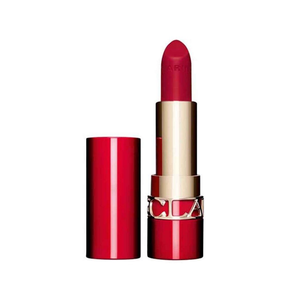 Clarins Lippenstift, Joli Rouge, Velvet, Cream Lipstick, 742, Joli Rouge, 3.5 g