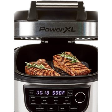 PowerXL Multikocher Multi Cooker 12 in 1 - Multikocher - silber/schwarz, 1300 W