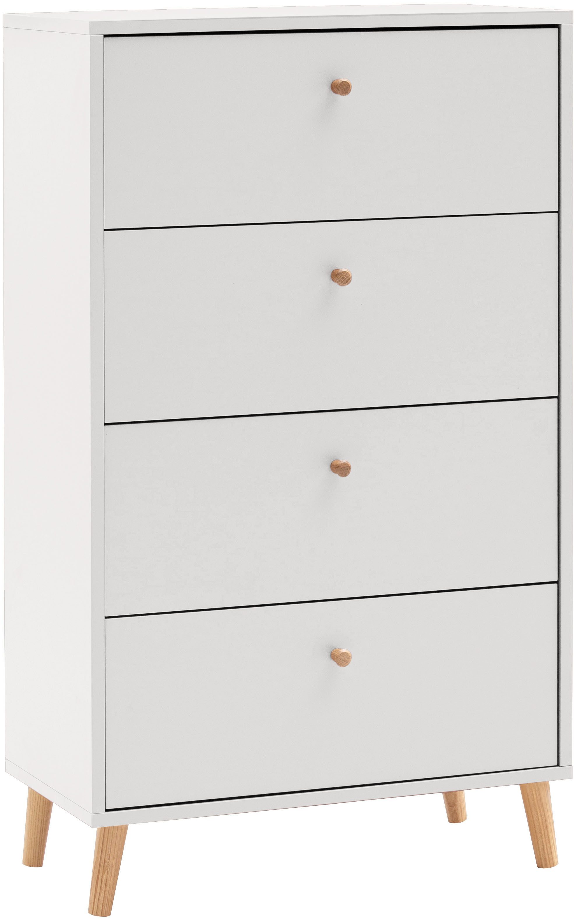Schildmeyer Kommode Bjarne, Kommode, melaminharzbeschichtet, Made in Germany, B: 60 cm (1 St), Solide Verarbeitung - Dieses Produkt ist in Deutschland gefertigt